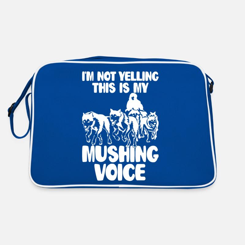 Mushing Dog Sledding Musher Retro Bag