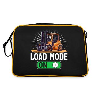 Forklift Driver Forklift Driver - Retro Bag - black/gold - Back