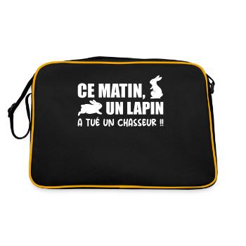 Chasse - Chasseur - Anti-chasse - Sac Retro - noir/or - Dos