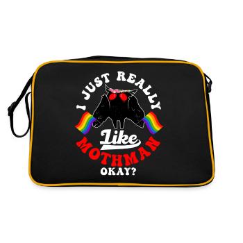 Cryptid Cryptozoology - Retro Bag - black/gold - Back