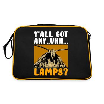 Drôle de Mothman Cryptid Cryptozoologie - Sac Retro - noir/or - Dos