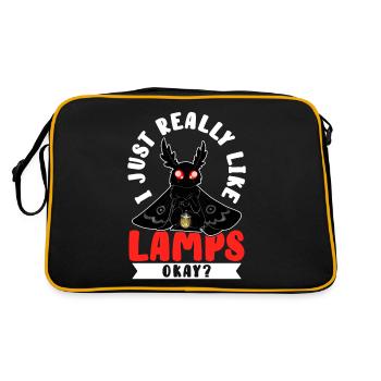 Cryptozoologie de Mothman Crypttide - Sac Retro - noir/or - Dos