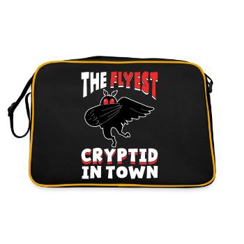 Cryptozoologie de Mothman - Sac Retro - noir/or - Dos