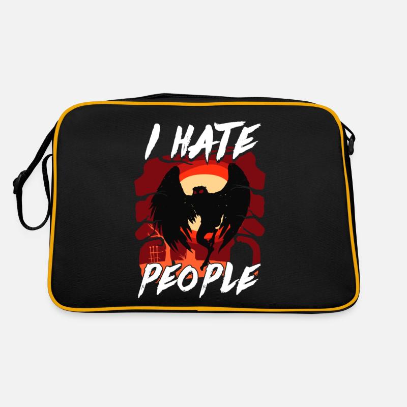 Mothman Kryptide Kryptozoologie Retro Tasche