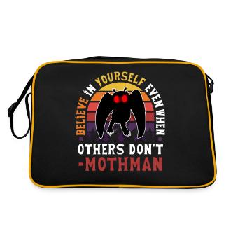 Cryptid Cryptozoology - Retro Bag - black/gold - Back