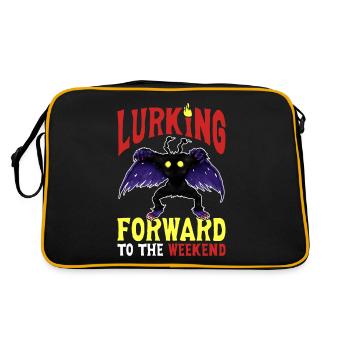Cryptozoologie de Mothman Crypttide - Sac Retro - noir/or - Dos