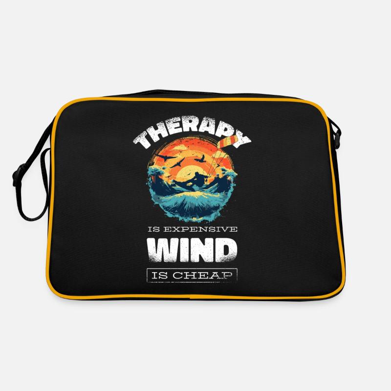 Kitesurf Kitesurf Kitesurf Kite Surf Drôle Sac Retro