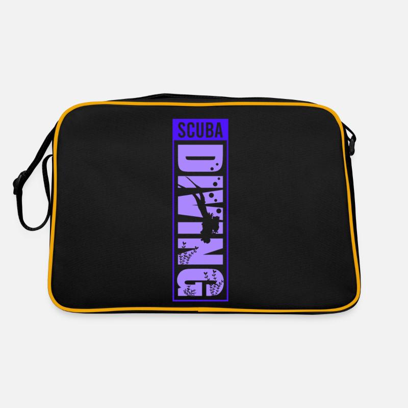 Scuba Diving, Scuba Diving, Holiday Sea Diver Retro Bag
