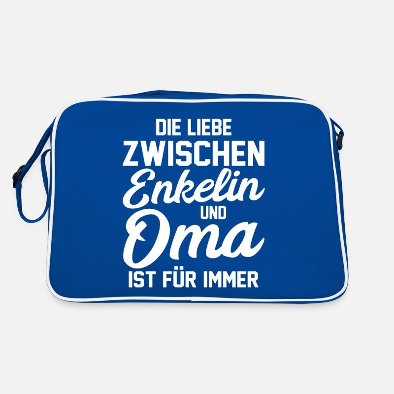 Opa Großmutter Enkelkind Enkelin Retro Tasche