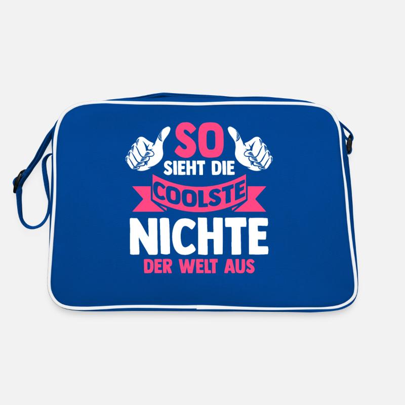 Coolste Nichte Retro Tasche