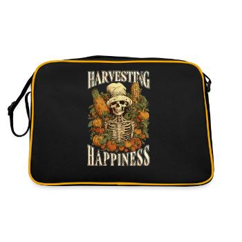 Jardinier jardin plante paysanne dictons Vintage - Sac Retro - noir/or - Dos