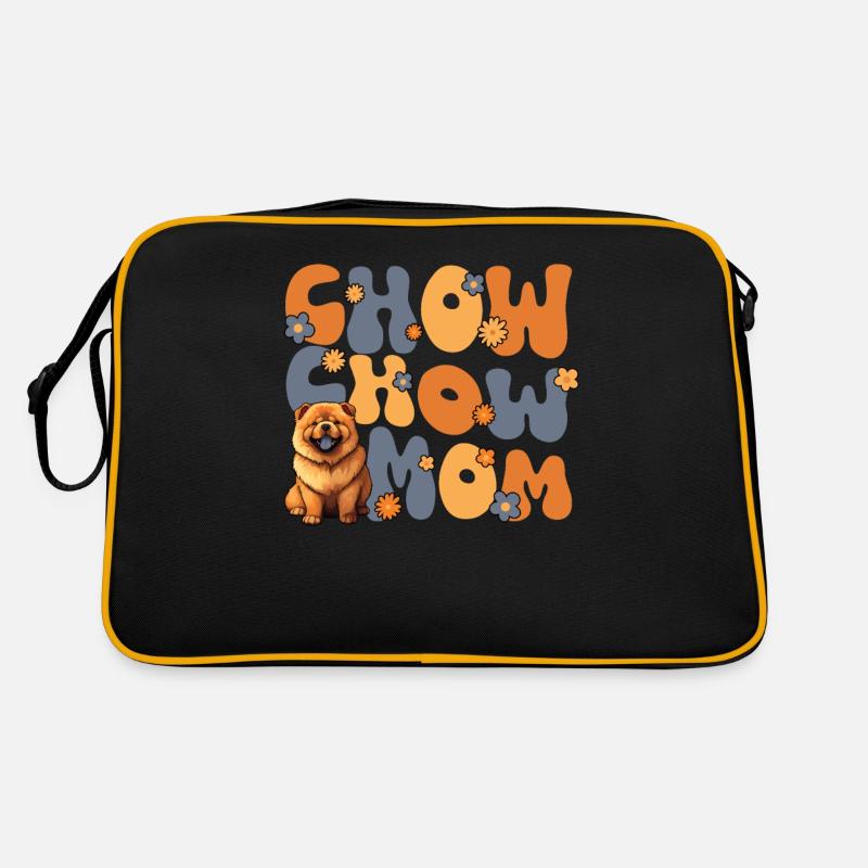 Chow Chow Groovy Chow Chow mom Retro Tasche