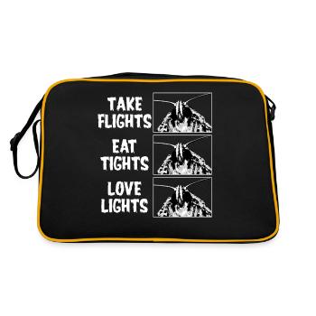 Cryptozoologie de Mothman - Sac Retro - noir/or - Dos