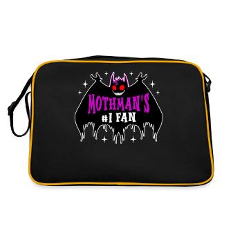 Funny Cryptoid Cryptozoology - Retro Bag - black/gold - Back