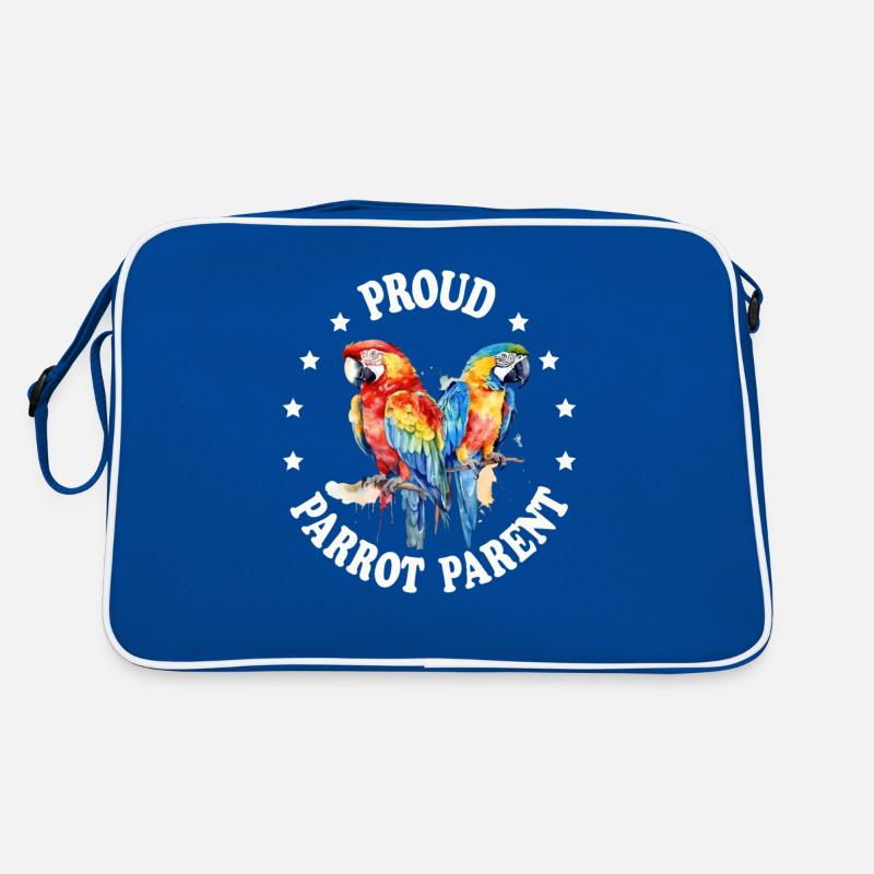 Budgie Parrot Bird Parakeet Owner Retro Bag