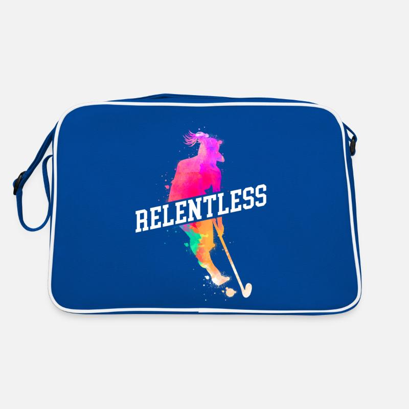 Hockey sur gazon aquarelle implacable Sac Retro