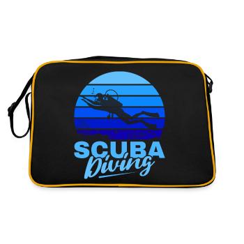 Plongée sous-marine, Plongée sous-marine, Vacances Sea Diver - Sac Retro - noir/or - Dos