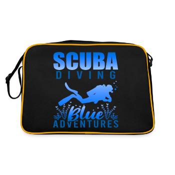 Plongée sous-marine, Plongée sous-marine, Vacances Sea Diver - Sac Retro - noir/or - Dos