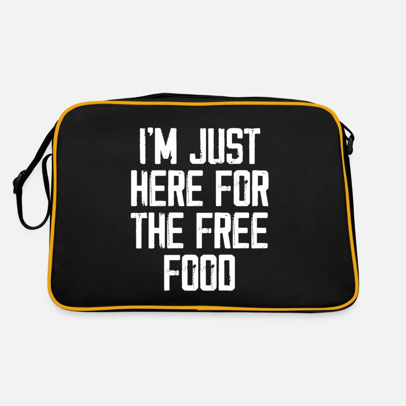I'm Just Here For The Free Food Sac Retro