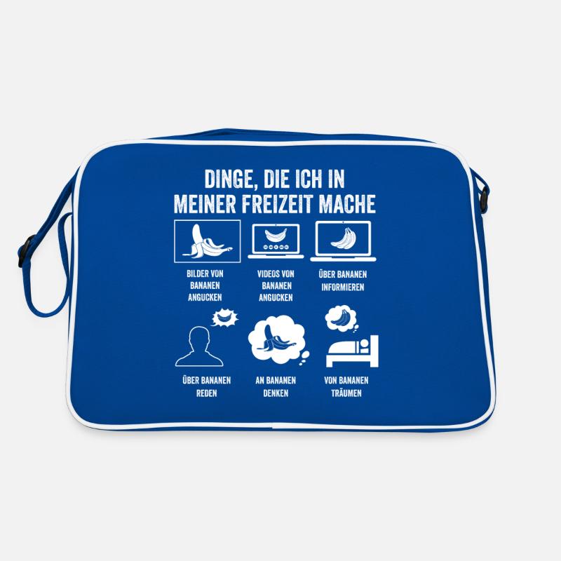 Früchte Banane Retro Tasche