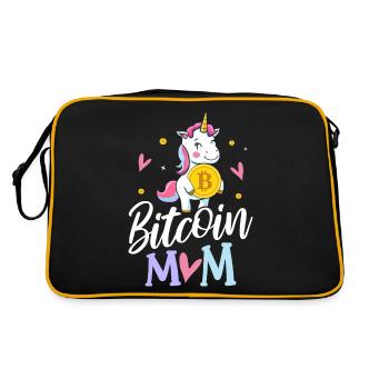 Crypto-monnaie BTC Crypto Hodl - Sac Retro - noir/or - Dos