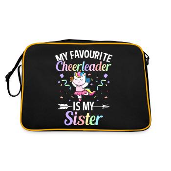Cheerleading Cheer - Retro Bag - black/gold - Back