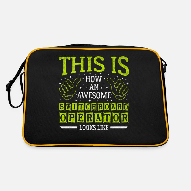 Lustiger Spruch Awesome Switchboard Operator Retro Tasche