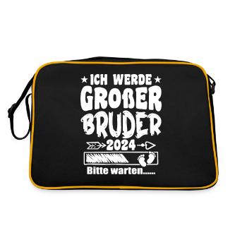 Ich werde Großer Bruder 2024 - Sac Retro - noir/or - Dos