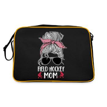 Field Hockey Mom Sunglasses Field - Retro Tasche - Schwarz/Gold - Hinten