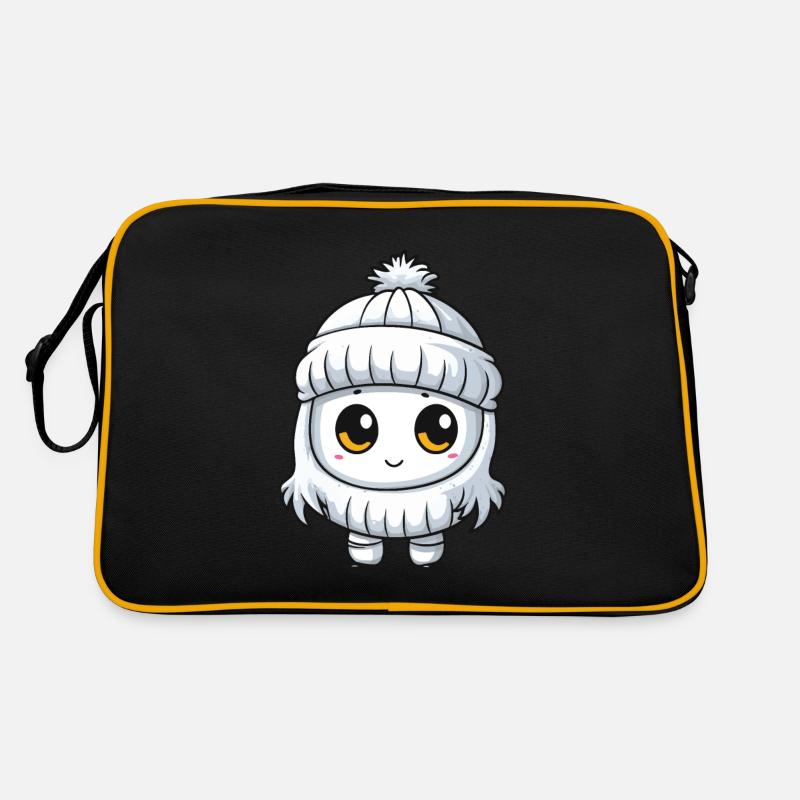 Winter Eskimo Comic Niedlich Retro Tasche