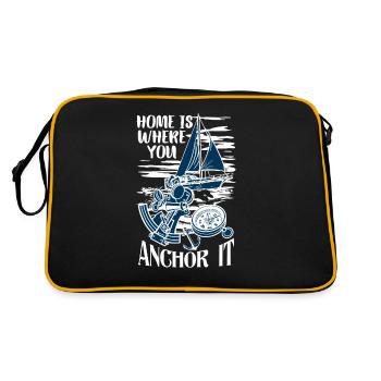 Accessoires de voilier marin Voilier - Sac Retro - noir/or - Dos