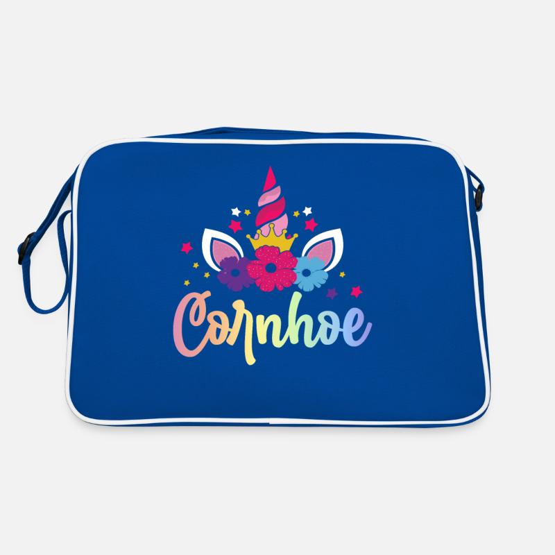 Cornhole-Spielerin Corn Hole Retro Tasche