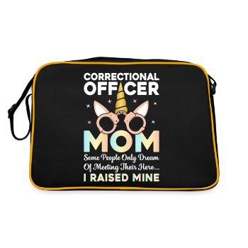 Female Law Enforcement Agencies - Retro Bag - black/gold - Back