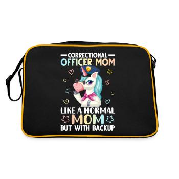 Female Law Enforcement Agencies - Retro Bag - black/gold - Back