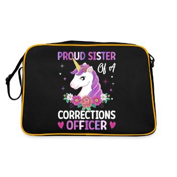 Corrections officer - Retro Bag - black/gold - Back