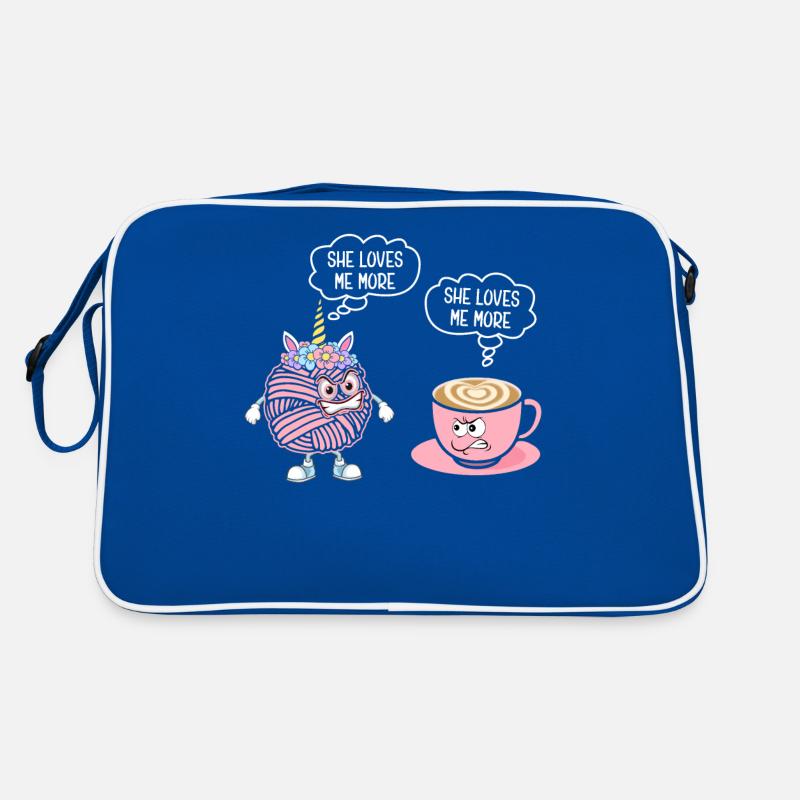 Funny Crochet Crochet Knitting Retro Bag