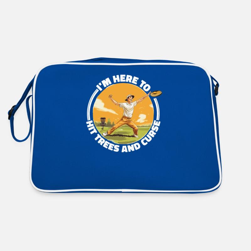 Disc Golf Player Disc Golfer Game Funny Sayings Retro Bag