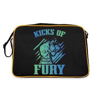 Kickboxer Arts martiaux Kickboxing Kickboxen - Sac Retro - noir/or - Dos