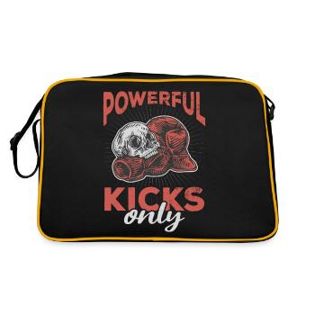Kickboxer Arts martiaux Kickboxing Kickboxen - Sac Retro - noir/or - Dos