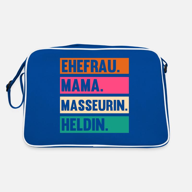 Mama Mutter Physiotherapeutin Massage Masseurin Retro Tasche