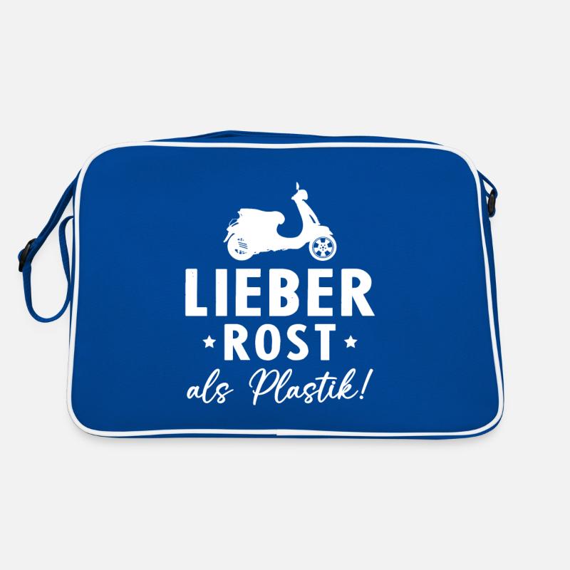 Lieber Rost als Plastic Retro Tasche