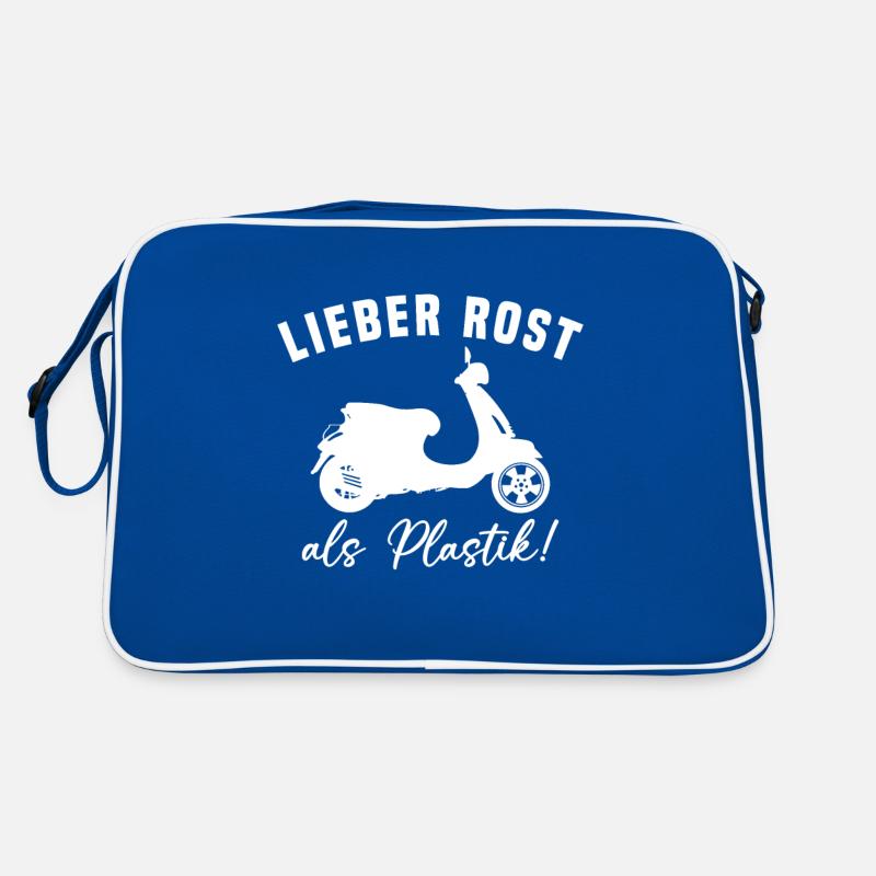 Lieber Rost als Plastic Retro Tasche