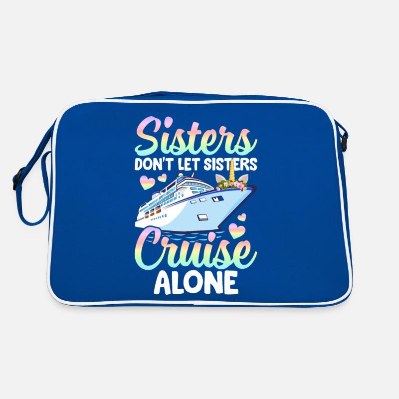 Kreuzfahrt-Mädchen-Urlaub Retro Tasche