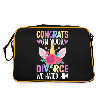 Divorce divorcé - Sac Retro - noir/or - Dos