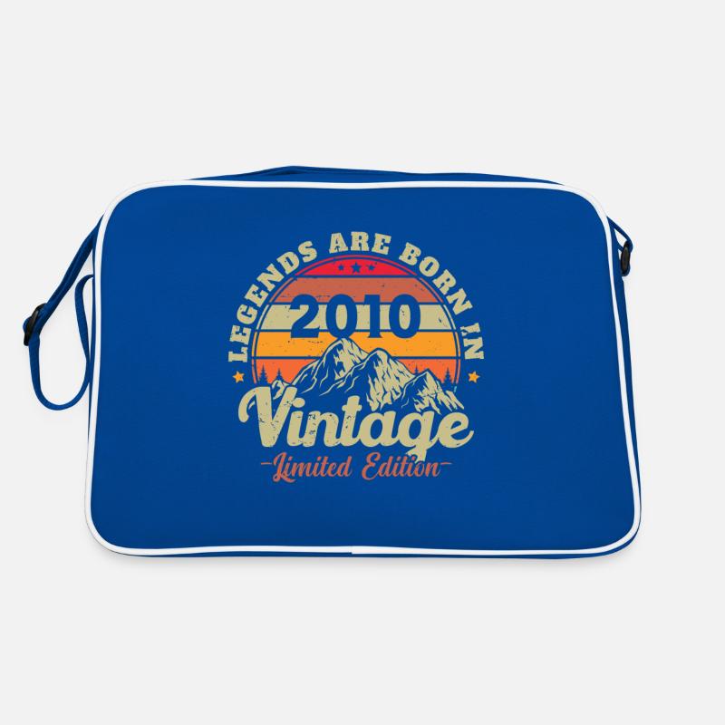 Vintage Geburtstagsgeschenk 2010 Retro Tasche
