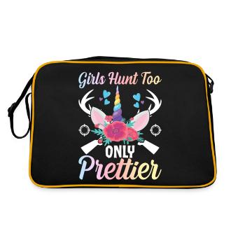 Chasse au cerf Fille Chasseresse - Sac Retro - noir/or - Dos