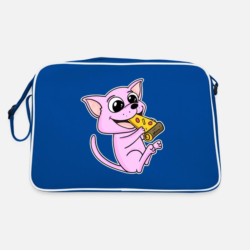 Sphynx Cat Pizza Retro Bag
