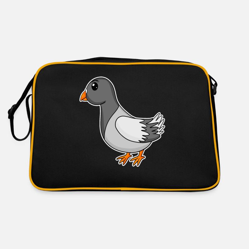 Colombe - Sac Retro - noir/or