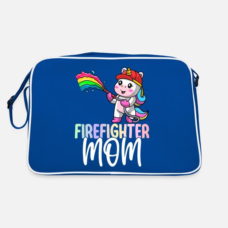 Firefighter Mom Retro Bag