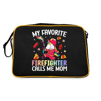 Firefighting - Retro Bag - black/gold - Back